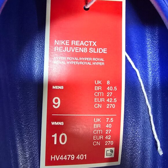 Nike ReactX Rejuven8 Men's Slides Size 9M - Picture 6 of 9